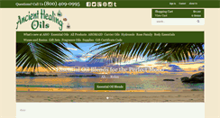 Desktop Screenshot of ancienthealingoils.com