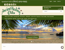 Tablet Screenshot of ancienthealingoils.com